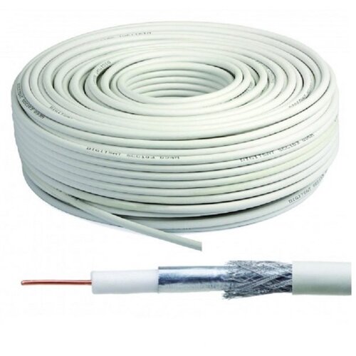KABL COAX RG6 100 white X553 koaksialni kabl RG6 bez konektora, conductivity 18%,6.5mm,100m1324 Slike