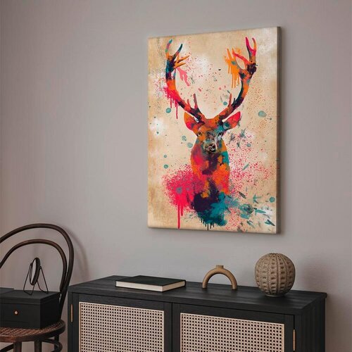 Artgeist Slika Na Platnu Watercolor Deer Slike