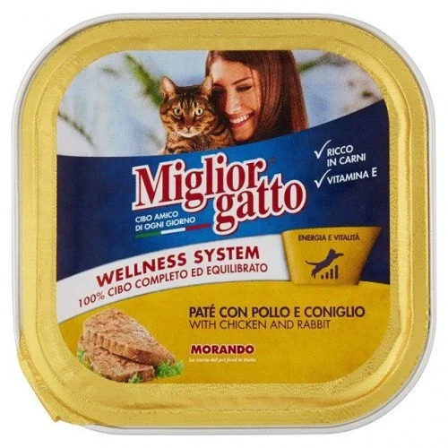  MIGLIOR GATTO HRANA ZA MAČKE SA PILETINOM I ZEČETINOM 100G MIGLIOR GATTO