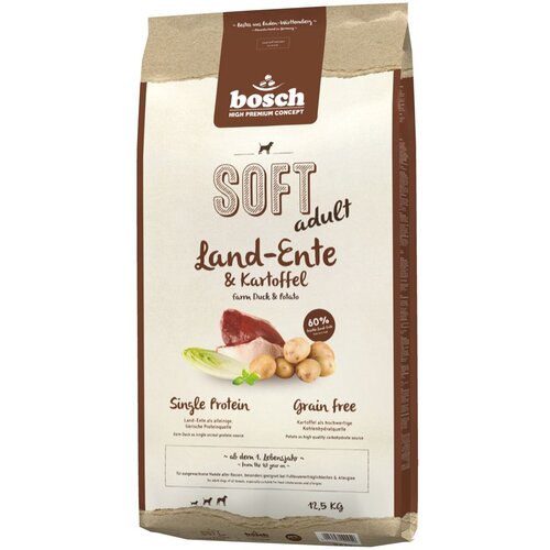 Bosch Soft podeželska raca & krompir - Varčno pakiranje: 2 x 12,5 kg Cijene