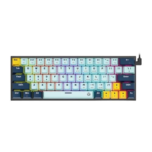 Fantech Mehanička tastatura Gaming MK874 RGB Atom 63 SkyPlavi (Plavi switch) Cene
