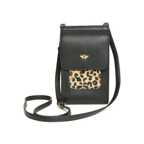 Fancy Metal Goods Ltd Alice Wheeler - Torba - Bloomsbury, Leopard, Crossbody phone Cene