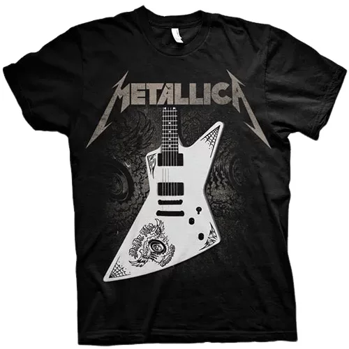 Metallica Majica Papa Het Guitar Unisex Black M