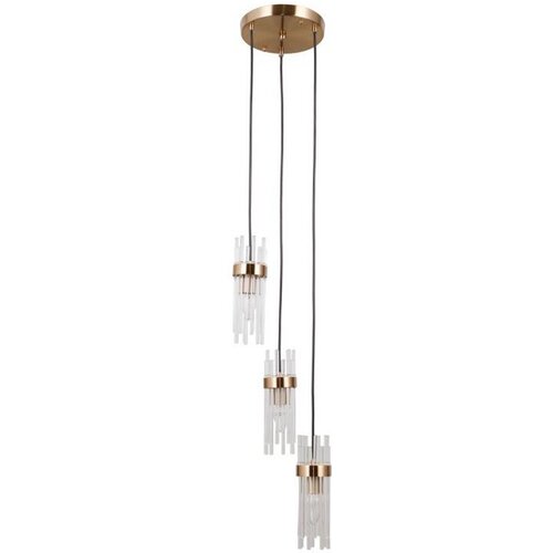  ITALUX PND-40760-3-HBR - Luster na sajli TARASO 3xE14/40W/230V zlatni Cene