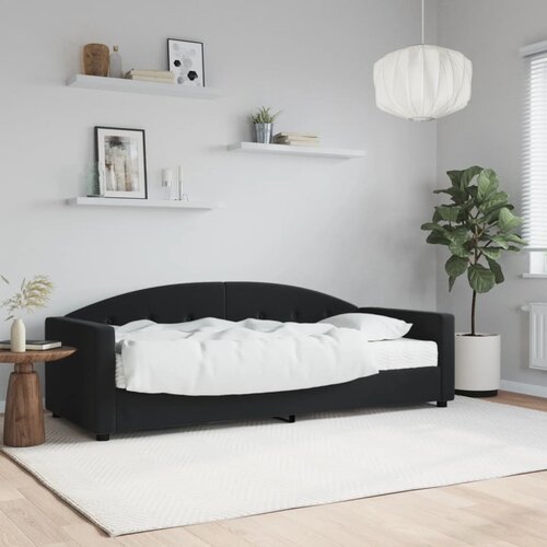  Dnevni krevet s madracem crni 80 x 200 cm bar&amp;scaron;unasti Slike