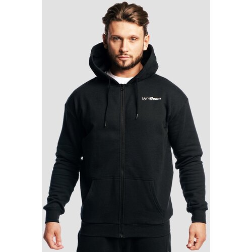 GymBeam zone zip up hoodie black 112147 Slike