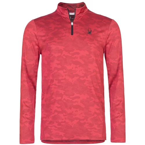 Spyder Sportska sweater majica siva / crvena