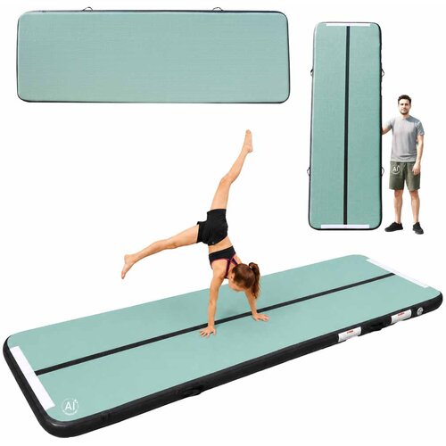  Napihljiva gimnastična blazina Air Track 300 cm - zelena - Rojstni dan - Najstniki Slike