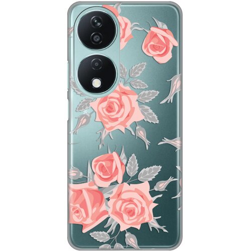 torbica silikonska print skin za honor X7b elegant roses Slike