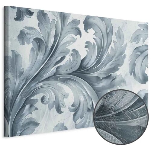  Slika - Stone Baroque Ornaments in Light Shades of Gray-Blue 60x40 Premium Print Cene