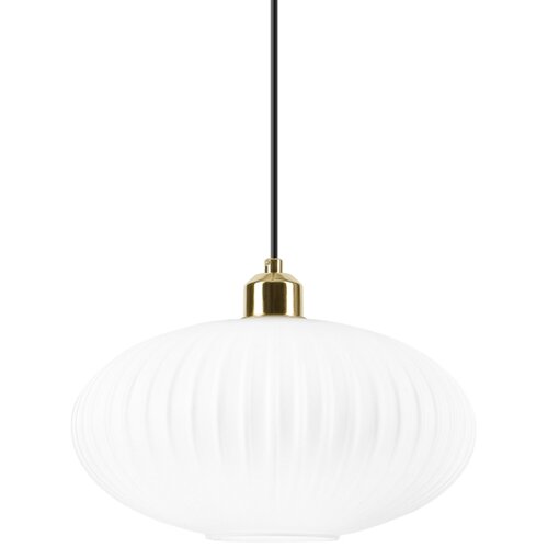  Visilica na sajli HARMA 1xE27/15W/230V prečnik 30 cm bela/zlatna Slike