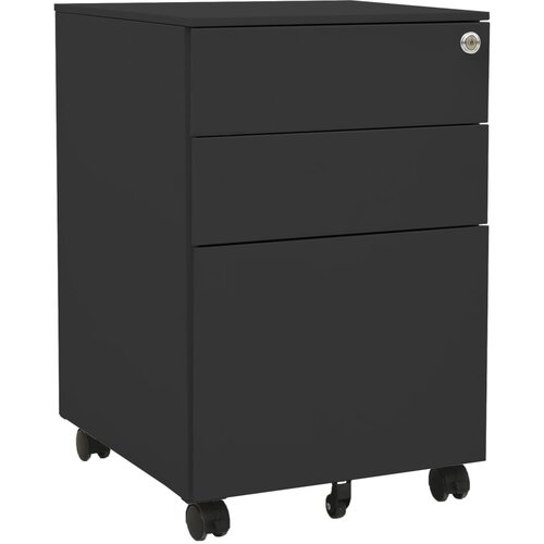 vidaXL Premična omara za dokumente antracitna 39x45x60 cm jeklo Cene