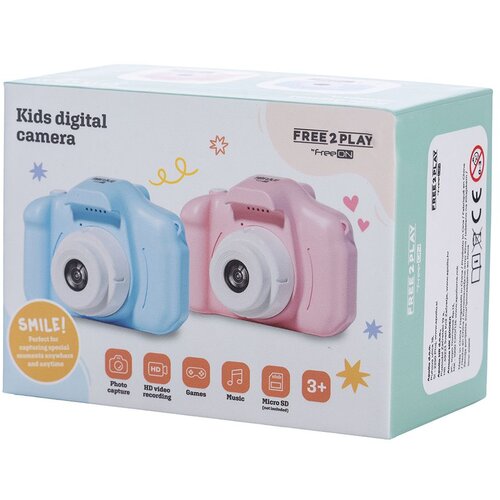 Free 2 Play dječji digitalni fotoaparat pink Slike