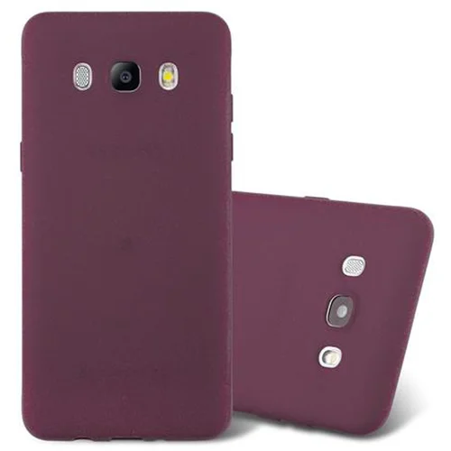 Cadorabo Case, združljiv s Samsungom v Frost Bordeaux Purple - zaščitni pokrov iz fleksibilnega silikona TPU, (20573251)