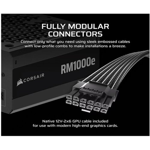 Corsair PSU 1000W RM1000eGold, Fully Modular,... Cijene
