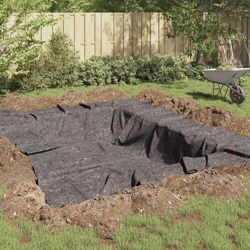 vidaXL Gečnica za ribnjake Siva Poliester, pamuk 1000 x 100 x 0.28 cm Cijene