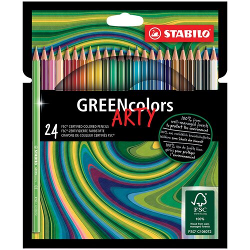 Stabilo Drvene bojice Green Arty 24/1 Slike