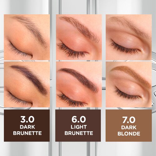 L&amp;acute;Or&amp;eacute;al Paris L&amp;#039;Or&amp;eacute;al Paris polobstojna barva za obrvi- Brow Color Semi-Permanent Eyebrow Tint - 3.0 Dark Brunette Slike