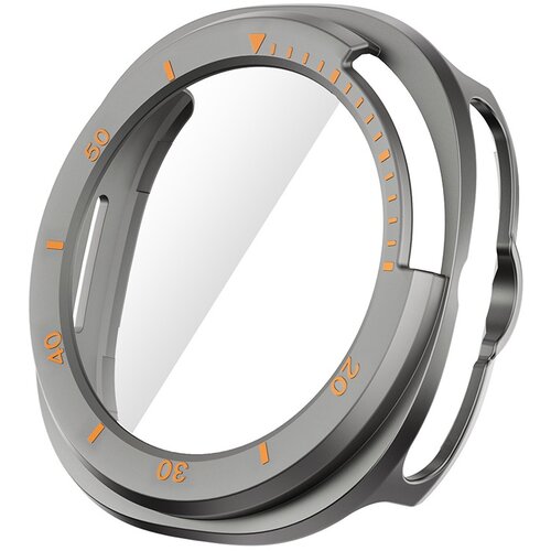 INF združljivo ohi&scaron;je za&scaron;čitne plo&scaron;če pc hollow scale za samsung Watch8 - sivkasto rumeno, (5000079946) Cene