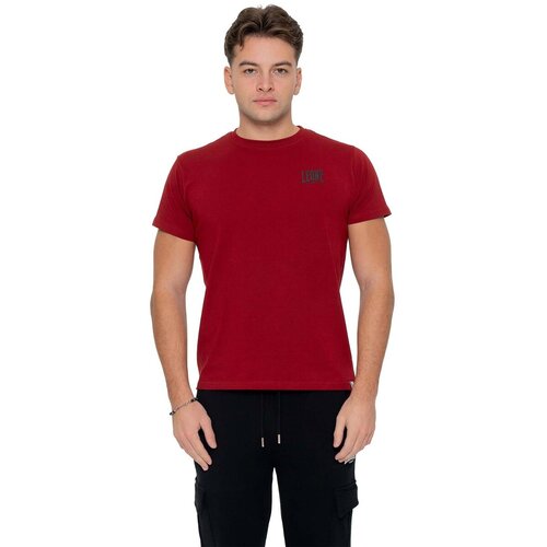 Leone 1947 Majice & Polo majice Man T-Shirt Short Sleeves Small Logo Bordo Cene