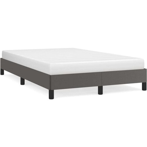  Za krevet sivi 120x200 cm od umjetne kože Slike