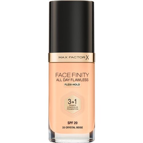 Max Factor Facefinity All Day Flawless dolgoobstojen tekoči puder SPF 20 odtenek 33 Crystal Beige 30 ml Cene