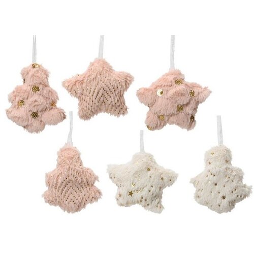  Novogodišnja dekoracija - hanging decoration fur 12cm 613892 - kmg Cene