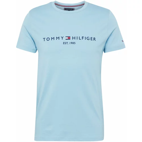 Tommy Hilfiger Majica mornarsko plava / svijetloplava / crvena / bijela