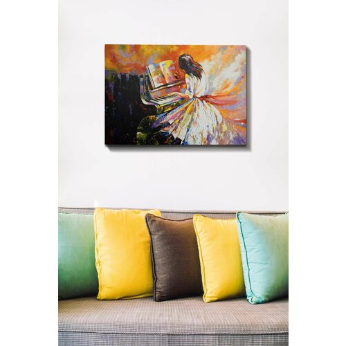 Wallity kanvas tablo (50 x 70) - 13 multicolor decorative canvas painting Slike