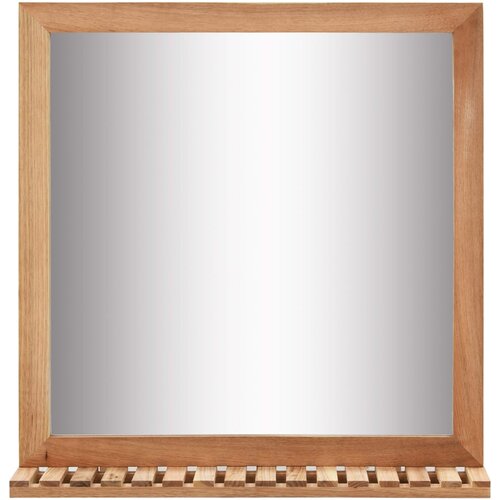 Maison Chic Kopalni&scaron;ko Ogledalo - Zrcalo - Kozmetično ogledalo iz trdne orehovine 60x12x62 cm, (21697903) Cene