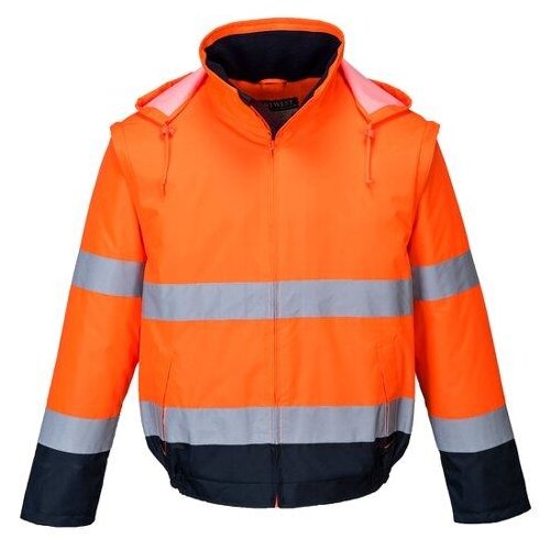 PORTWEST Radna jakna Pilot C464 HiVi 2u1 Contrast Essential Lite/ narandžasta Cene