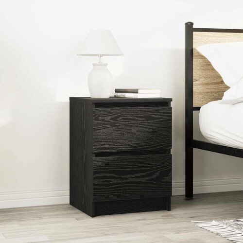  TV ormarić crni 40x35x54 cm inženjerski drvo - Crna 40 cm Slike