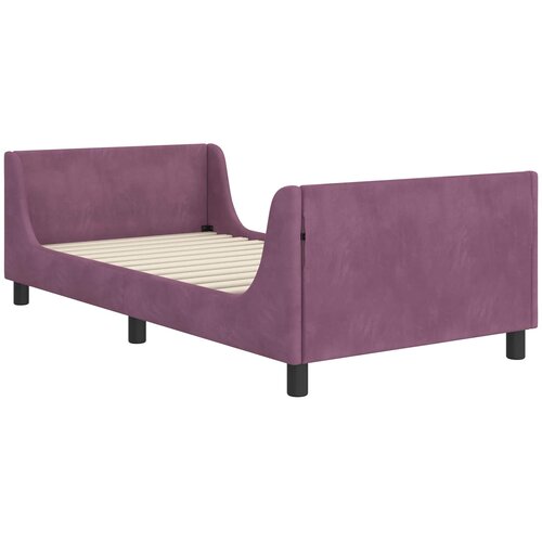  Krevet za djecu s uzglavljem Ljubičasta 80 x 200 cm Bar&amp;scaron;un Slike