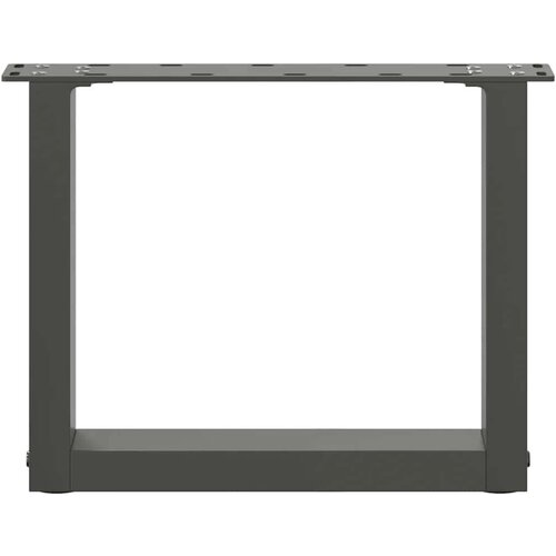  Noge za stolić U-oblika 2 kom antracit 40x(30-31) cm čelik Slike