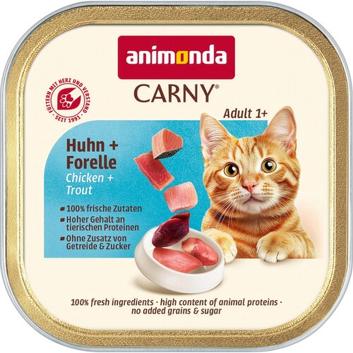animonda Carny Adult 32 x 85 g - Piletina i pastrva Cijene