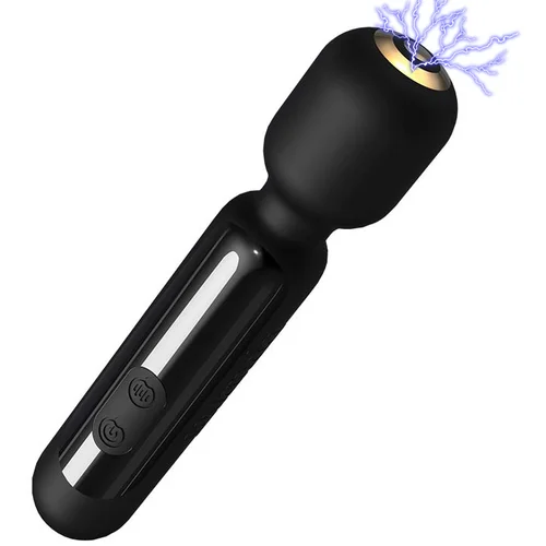 Sevanda Electric Shock AV Vibrator Black