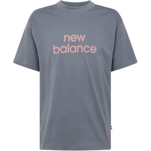 New Balance Majica 'Linear' siva / roza