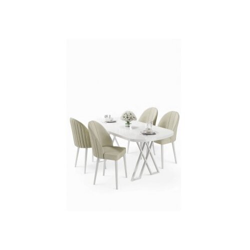 Hanah home Trpezarijski set, 5 dijelova, svijetlozelena Cijene