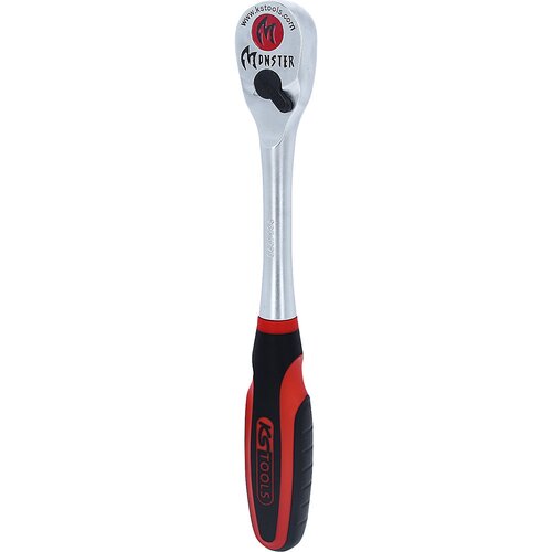 Ks Tools Preklopna raglja 1/2'' MONSTER, 100 zob, rdeče/črne barve Cene