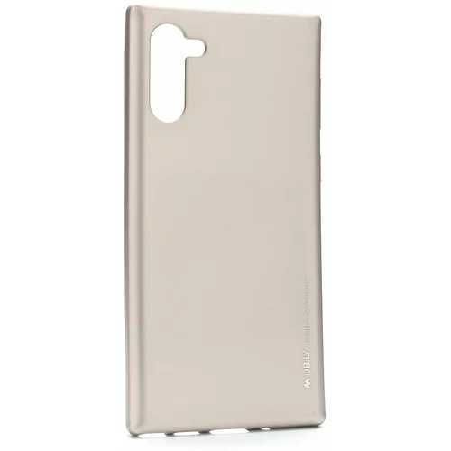  Gumijasti / gel etui Mercury i-Jelly Metal Case za Samsung Galaxy Note 10 - zlati