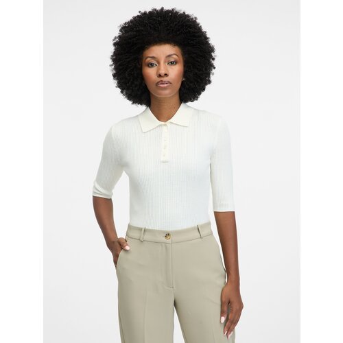 Orsay Cream women&amp;#039;s short-sleeved T-shirt - Women&amp;#039;s Slike