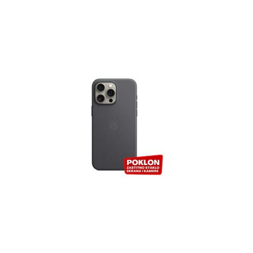 Apple originalna silikonska maskica FineWoven sa MagSafe 15 Pro Crna Cijene