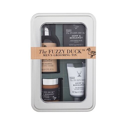 Baylis &amp;amp; Harding The Fuzzy Duck&amp;trade; Men&amp;#039;s Grooming Tin Hemp &amp;amp; Bergamot &amp;scaron;ampon 100 ml za mo&amp;scaron;ke Slike