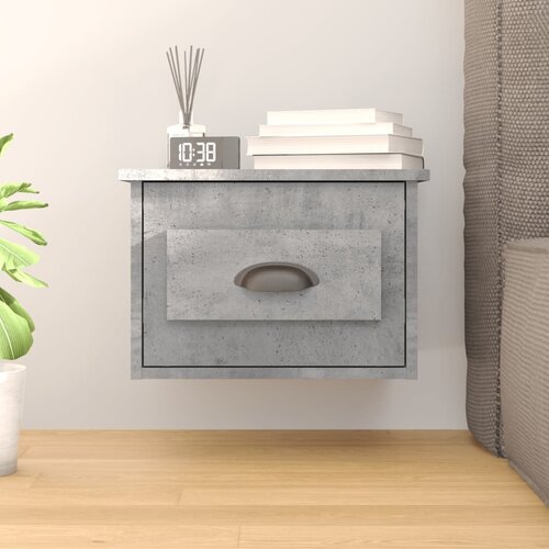 vidaXL Zidni noćni ormarić Siva betona 41 5 x 36 x 28 cm Cijene