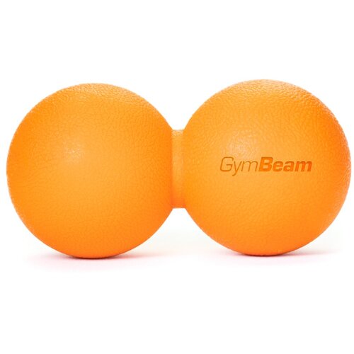 GymBeam loptica za masažu duoroll orange Slike