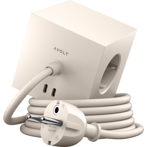 AVOLT Square 1 - Power Extender USB-C & Magnet - Nomad Sand Cene
