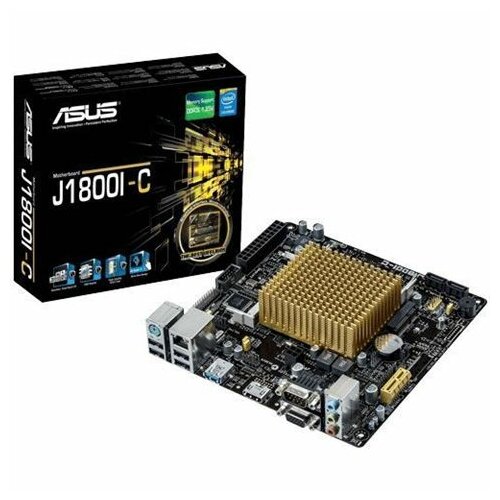 Asus J1800I-C/CSM, Intel Celeron J1800 2.41GHz, VGA/HDMI/Serial, 2xSO-DIMM (Max. 8GB), USB3.0, SATA3, mini-ITX matična ploča Slike