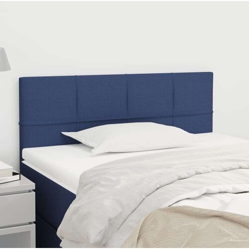  Posteljno vzglavje modro 90x5x78/88 cm blago, (20934000) Slike