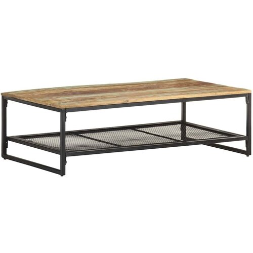  Stolić za kavu 110 x 60 x 35 cm od masivnog obnovljenog drva - 1 masivno obnovljeno drvo Slike