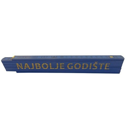  Zidarski metar (Duljina: 2 m, Natpis: Najbolje godište, Boja: Plave boje) Cijene